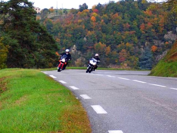 L'Ardèche à moto